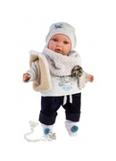  Lelle puika Enzo 42 cm, raud, runā, ar mānekli, mīkstais ķermenis Spānija LL42401