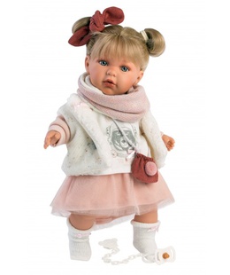  Lelle Julia 42 cm, raud, runā, ar mānekli, mīkstais ķermenis Spānija LL42402  Hover