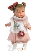  Lelle Julia 42 cm, raud, runā, ar mānekli, mīkstais ķermenis Spānija LL42402 Hover