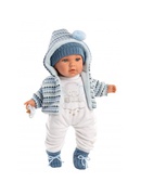  Lelle puika Enzo 42 cm, raud, runā, ar mānekli, mīkstais ķermenis Spānija LL42405