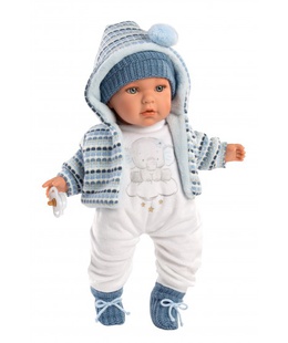  Lelle puika Enzo 42 cm, raud, runā, ar mānekli, mīkstais ķermenis Spānija LL42405  Hover