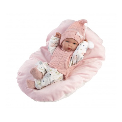  Lelle zīdainis Bimba meitene ar sedziņu un mānekli (vinila ķermenis) 35 cm Spānija LL63504