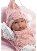  Lelle zīdainis Bimba meitene ar sedziņu un mānekli (vinila ķermenis) 35 cm Spānija LL63504 Hover