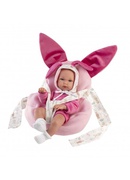  Lelle zīdainis Bimba meitene ar sedziņu un mānekli (vinila ķermenis) 35 cm Spānija LL63506