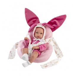  Lelle zīdainis Bimba meitene ar sedziņu un mānekli (vinila ķermenis) 35 cm Spānija LL63506