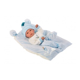  Lelle zīdainis Bimbo zēns ar spilvenu 35 cm Spānija LL63555
