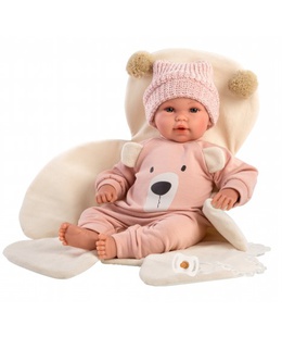  Lelle zīdainis Osito ar sedziņu 36 cm (raud, runā, ar mānekli, mīkstais ķermenis) Spānija LL63644  Hover