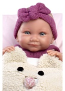  Lelle zīdainis Nica meitene ar somiņu un mānekli (vinila ķermenis) 40 cm Spānija LL73812 Hover