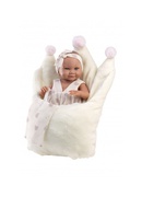  Lelle zīdainis Nica meitene ar somiņu un mānekli (vinila ķermenis) 40 cm Spānija LL73814