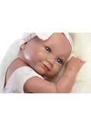  Lelle zīdainis Nica meitene ar somiņu un mānekli (vinila ķermenis) 40 cm Spānija LL73814 Hover