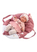  Lelle Mimi 42 cm (raud, runā, ar mānekli, mīkstais ķermenis, lokas rokas un kājas) Spānija LL74014