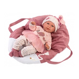  Lelle Mimi 42 cm (raud, runā, ar mānekli, mīkstais ķermenis, lokas rokas un kājas) Spānija LL74014