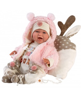  Lelle Mimi 42 cm (raud, runā, ar mānekli, mīkstais ķermenis, lokas rokas un kājas) Spānija LL74028  Hover