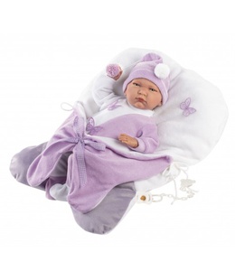  Lelle zīdainis Lalo 42 cm (raud, runā, ar mānekli, mīkstais ķermenis) Spānija LL74036  Hover