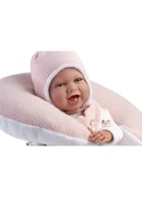  Lelle zīdainis Mimi 42 cm (spilvens, smejas, runā, ar mānekli, mīkstais ķermenis) Spānija LL74104 Hover