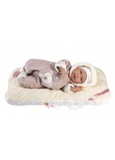  Lelle zīdainis Lala 42 cm (spilvens, raud, runā, ar mānekli, mīkstais ķermenis) Spānija LL74106
