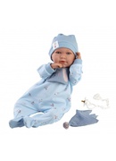  Lelle zīdainis Mimo 42 cm (smejas, runā, ar mānekli, mīkstais ķermenis) Spānija LL74120