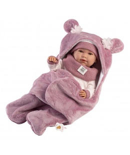  Lelle zīdainis Mimi 42 cm (sedziņa, ar mānekli, mīkstais ķermenis) Spānija LL74130NM  Hover