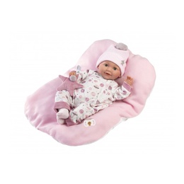  Lelle zīdainis Heidi 42 cm (acis aizvērās, raud, runā, ar mānekli, mīkstais ķermenis) Spānija LL74132