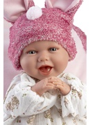  Lelle zīdainis Mimi 42 cm (spilvens, smejas, runā, ar mānekli, mīkstais ķermenis) Spānija LL74134 Hover