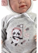  Lelle zīdainis Mimi 42 cm (spilvens, raud, runā, ar mānekli, mīkstais ķermenis) Spānija LL74136 Hover