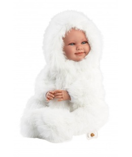  Lelle zīdainis Luka 45 cm (smejas, runā, ar mānekli, mīkstais ķermenis) Spānija LL74505  Hover