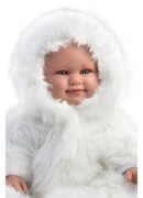  Lelle zīdainis Luka 45 cm (smejas, runā, ar mānekli, mīkstais ķermenis) Spānija LL74505 Hover