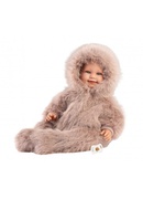  Lelle zīdainis Luka 45 cm (smejas, runā, ar mānekli, mīkstais ķermenis) Spānija LL74506