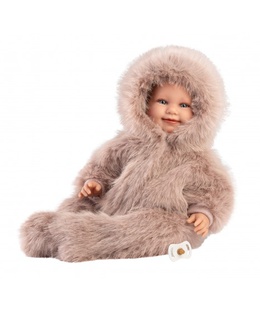  Lelle zīdainis Luka 45 cm (smejas, runā, ar mānekli, mīkstais ķermenis) Spānija LL74506  Hover