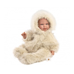  Lelle zīdainis Alicia 45 cm (raud, runā, ar mānekli, mīkstais ķermenis) Spānija LL74507