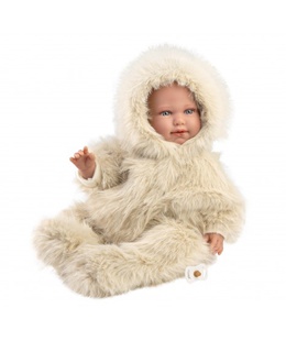  Lelle zīdainis Alicia 45 cm (raud, runā, ar mānekli, mīkstais ķermenis) Spānija LL74507  Hover