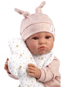  Lelle zīdainis Luna 45 cm (raud, runā, ar mānekli, mīkstais ķermenis) Spānija LL74508 Hover