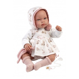  Lelle Tala 44 cm (raud, runā, ar mānekli, mīkstais ķermenis) Spānija LL84468