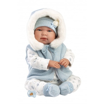  Lelle Tino zēns 44 cm (raud, runā, ar mānekli, mīkstais ķermenis, kustina rokas un kājas) Spānija LL84485