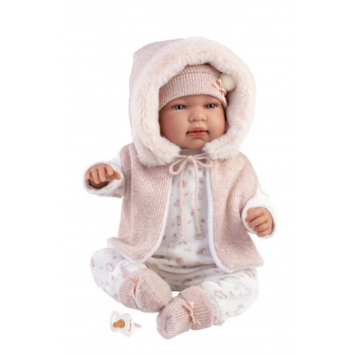  Lelle Tina 44 cm (raud, runā, ar mānekli, mīkstais ķermenis, kustina rokas un kājas) Spānija LL84486