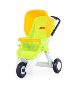  Ratiņi lellēm &quot;Anita&quot; 3 riteņi (zaļi) PL95213  Hover