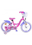 Bērnu velosipēds 16 collas Disney Minnie (2 rokas bremzes, uz 85% salikts) (4-6 gadiem) VOL21583