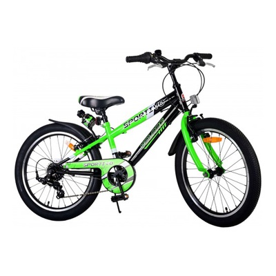  Divriteņu velosipēds 20 collas Sportivo (7 pārnesumi, 2 rokas bremzes, uz 85% salikts) (6-8 gadiem) VOL22116