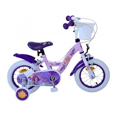 Bērnu velosipēds 12 collas Disney Wish (2 rokas bremzes, uz 85% salikts) (3-4 gadiem) VOL31253
