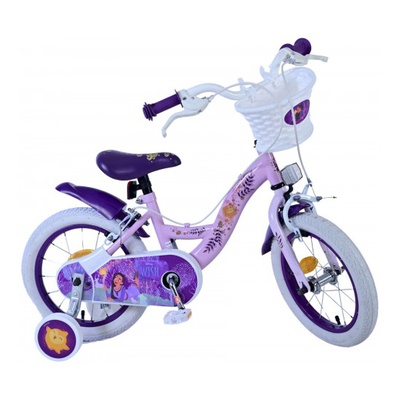 Bērnu velosipēds 14 collas Disney Wish (2 rokas bremzes, uz 85% salikts) (3.5-5 gadiem) VOL31453