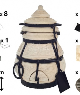  Keramiskā krāsns - tandirs AMFORA SARMAT NOMAD  Hover